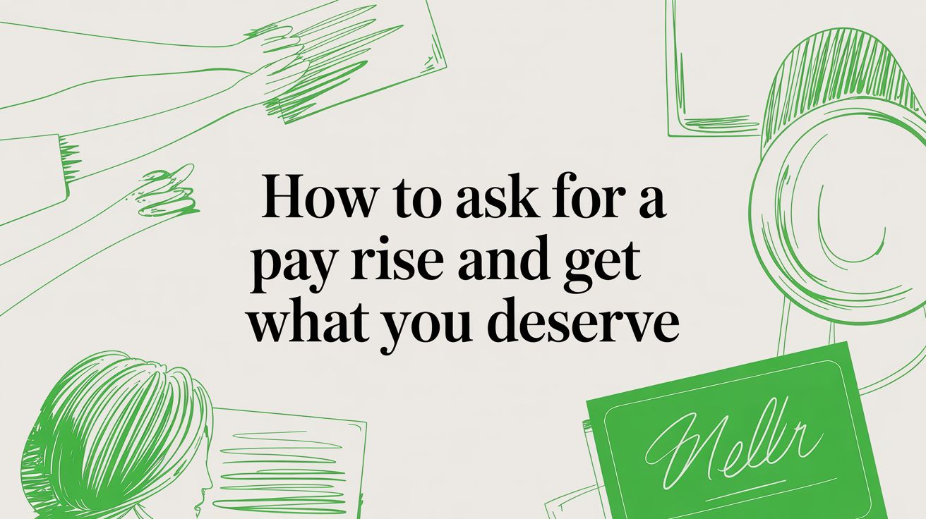 How To Ask For A Pay Rise Concept Illustration