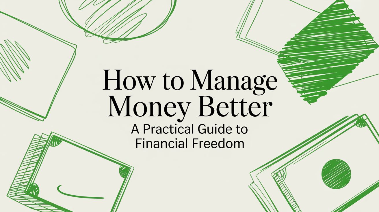 How To Manage Money Better Money Illustrations
