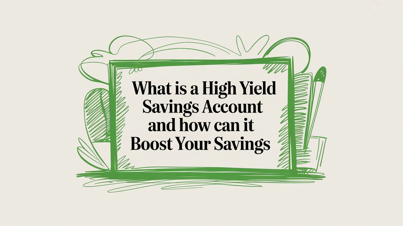 What Is A High Yield Savings Account Savings Account