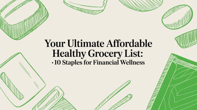 Affordable Healthy Grocery List Grocery List