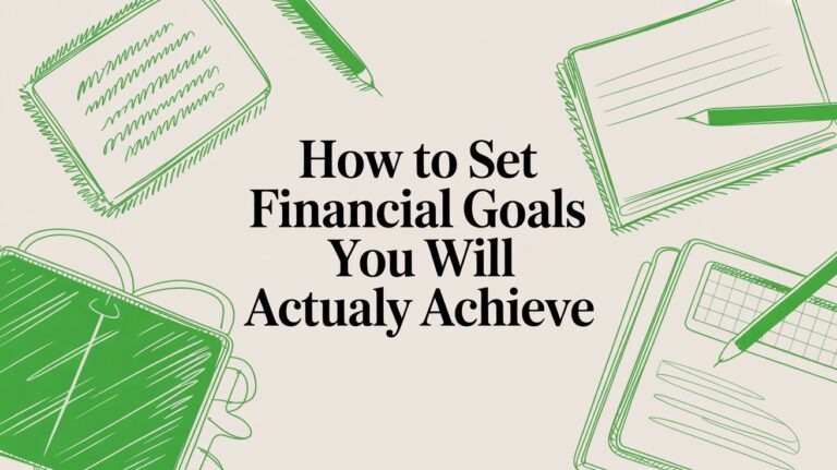 How To Set Financial Goals Goal Setting