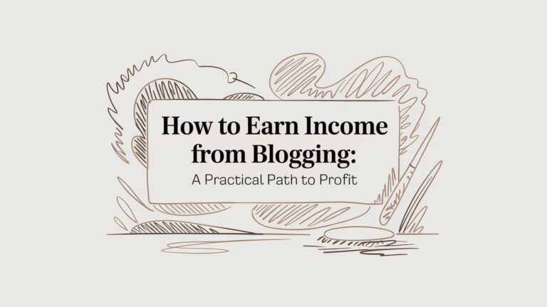How To Earn Income From Blogging Blogging Guide