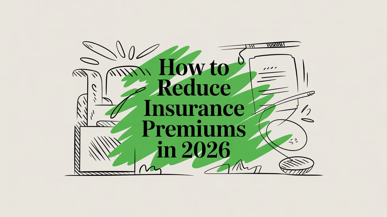 How To Reduce Insurance Premiums Financial Concept